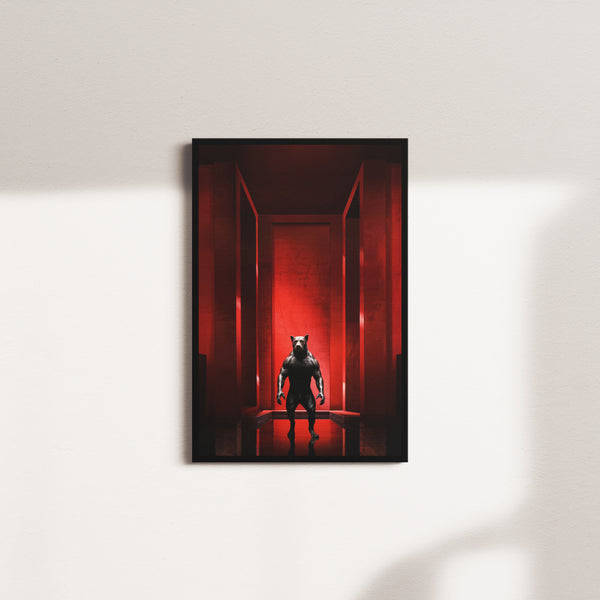 scarlet beacon — black frame