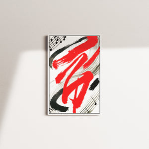 scarlet crossing — white frame