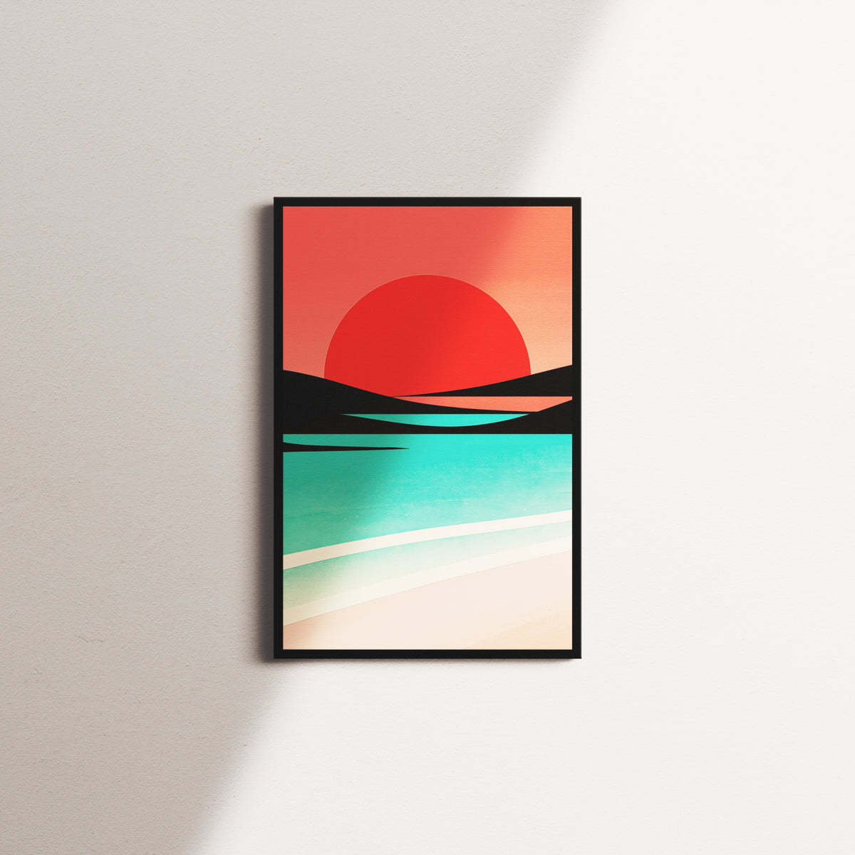 scarlet harbor — black frame