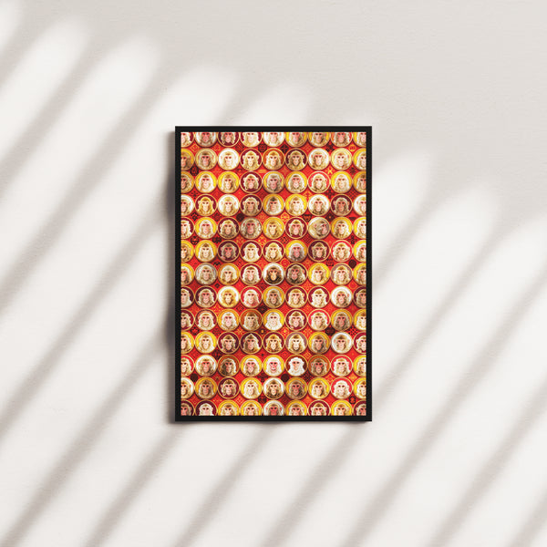 scarlet measure — black frame