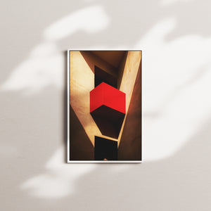 scarlet shadow — white frame