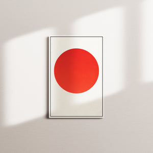 scarlet stillness — white frame