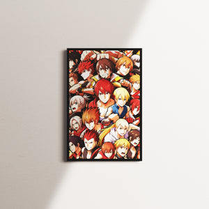 scarlet tone — black frame