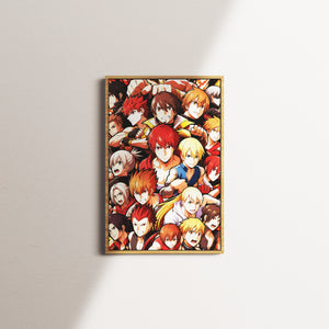 scarlet tone — oak frame