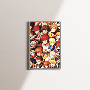 scarlet tone — white frame