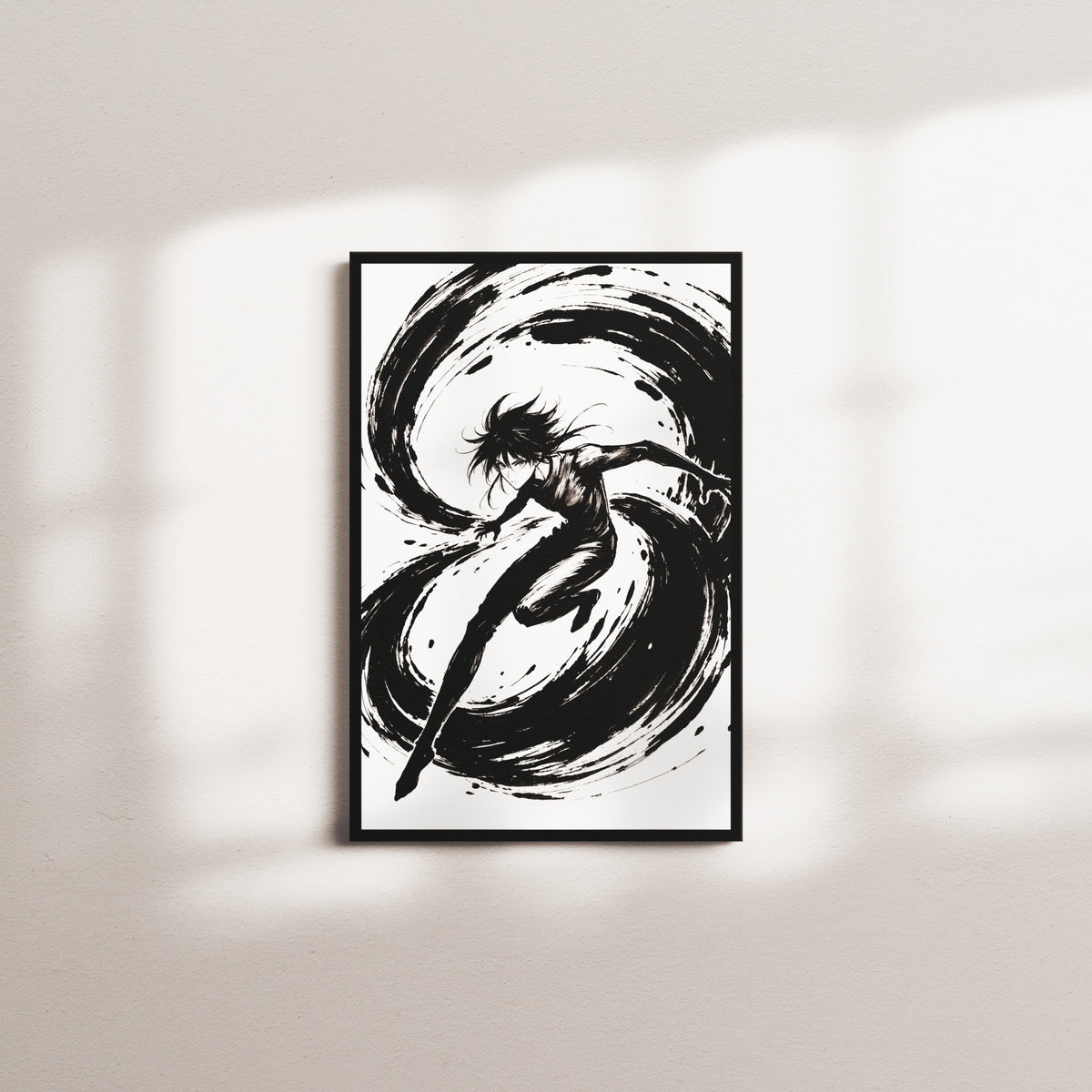 shadow vigil — black frame