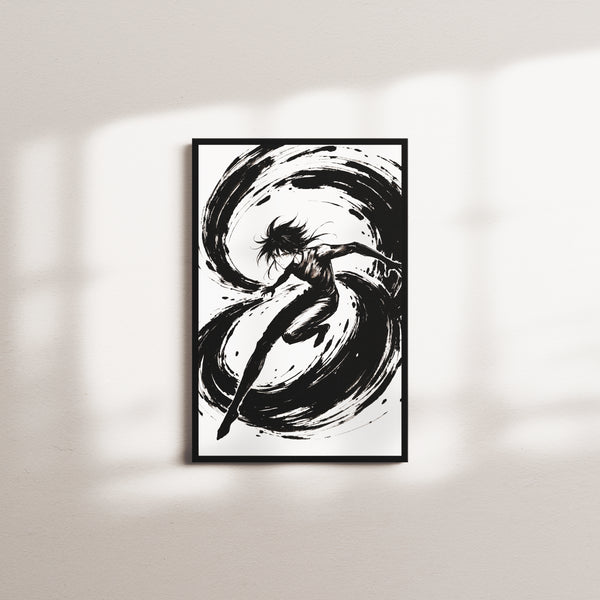 shadow vigil — black frame