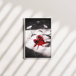 signal shadow — white frame