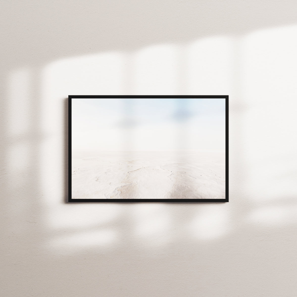 snow plains — black frame