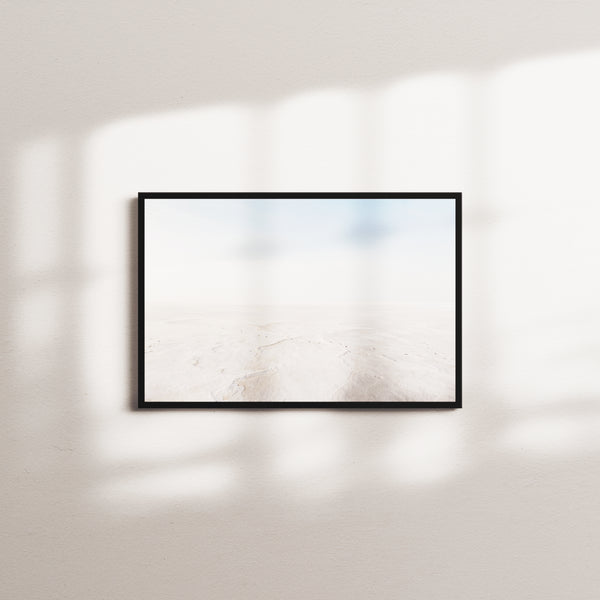 snow plains — black frame