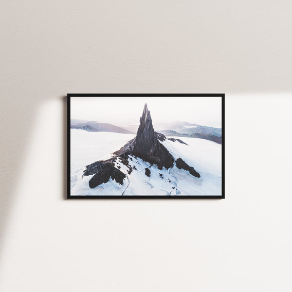 snowclad summit — black frame