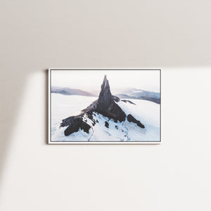snowclad summit — white frame