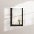 snowfall serenity — black frame