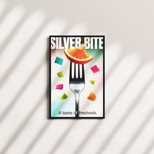 solar afterglow portrait — black frame