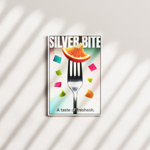 solar afterglow portrait — white frame