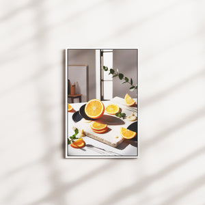 solar afterglow — white frame