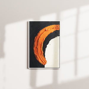 solar signal portrait — white frame