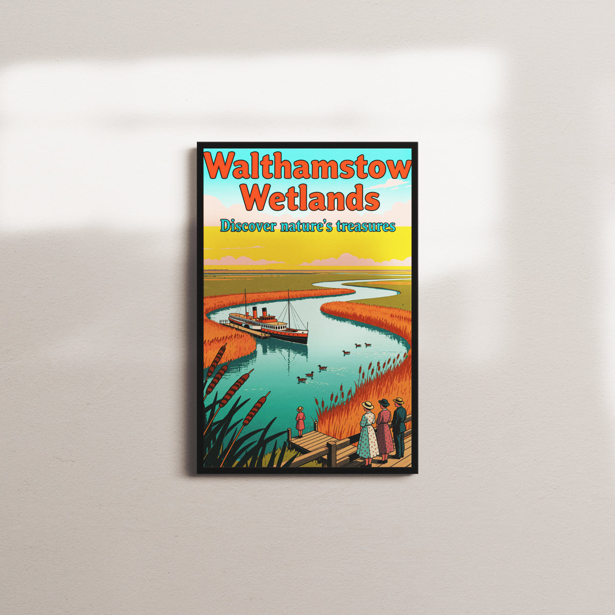 steam whistle — black frame