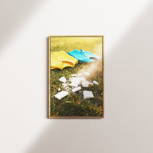 sunset fold — oak frame