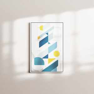 symmetric harmony — white frame