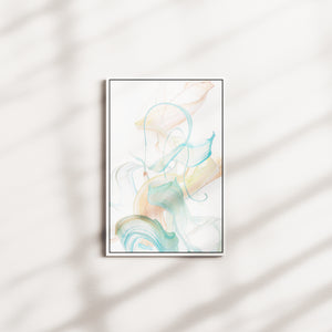 tendril symphony — white frame
