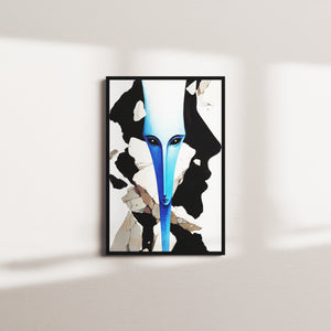 tidal vigil tableau — black frame