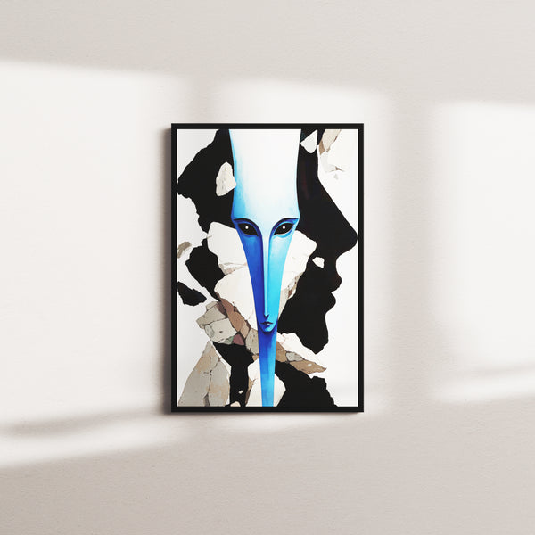tidal vigil tableau — black frame