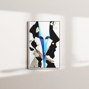 tidal vigil tableau — white frame