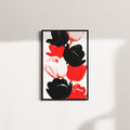tulip symphony — black frame