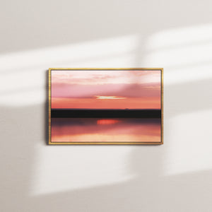 velvet hour — oak frame