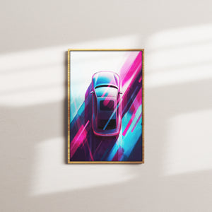 velvet motion — oak frame