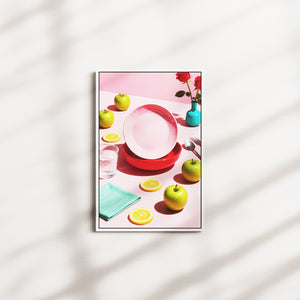 velvet vessel — white frame