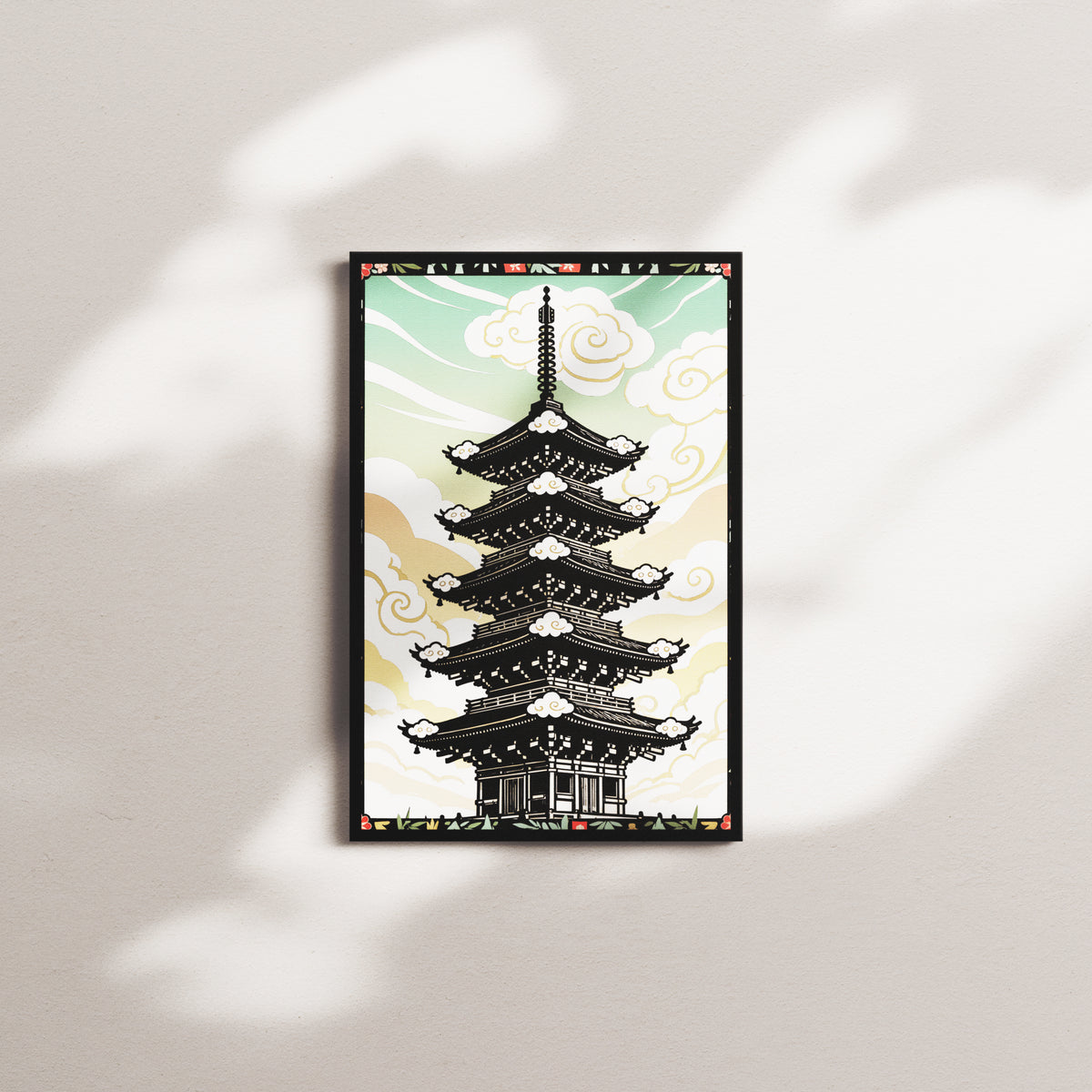 verdant reverie — black frame