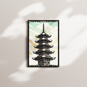 verdant reverie — black frame