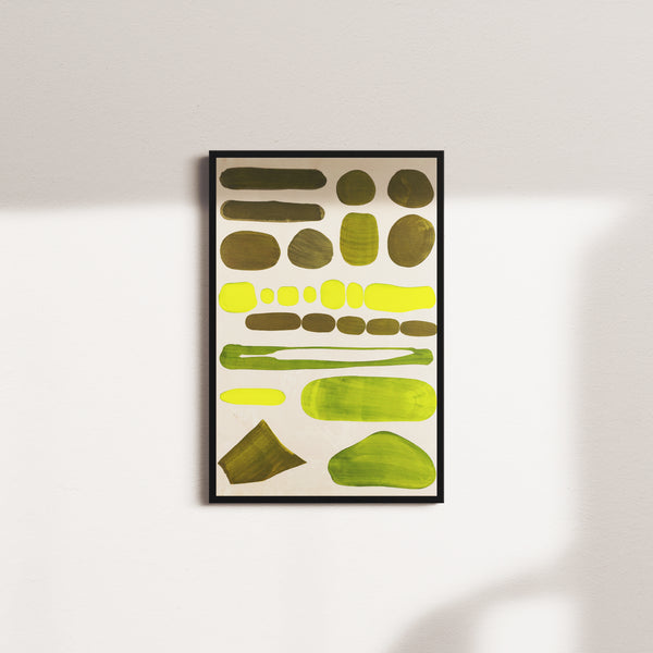 verdant stillness — black frame