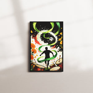 verdant sweep — black frame