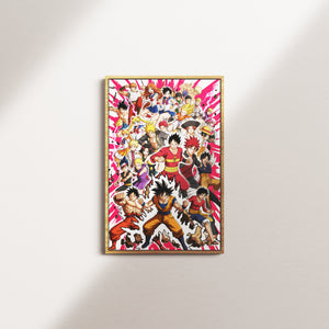 vermilion field — oak frame
