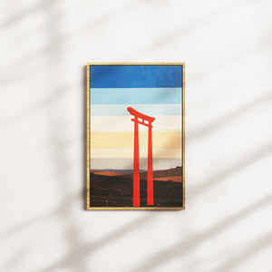 vermilion ritual — oak frame