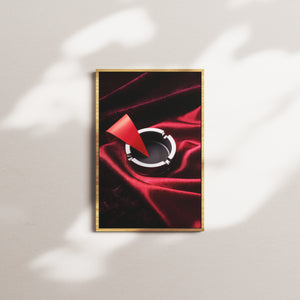 vermilion tone — oak frame