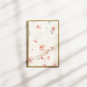 vermilion vigil — oak frame