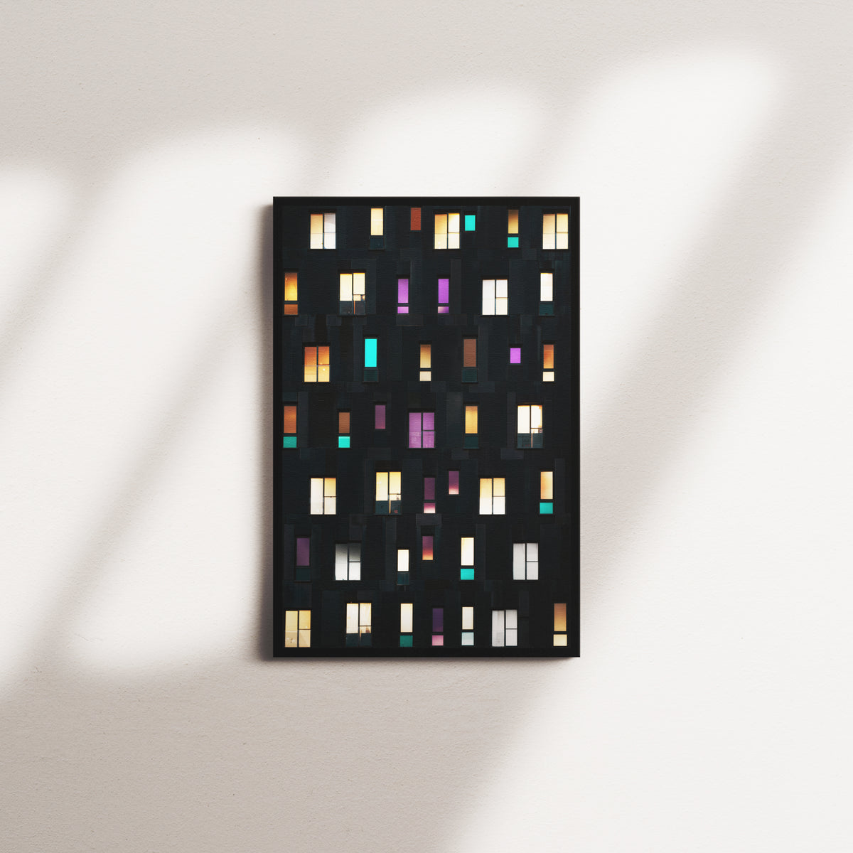 violet afterglow — black frame
