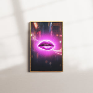 violet horizon — oak frame