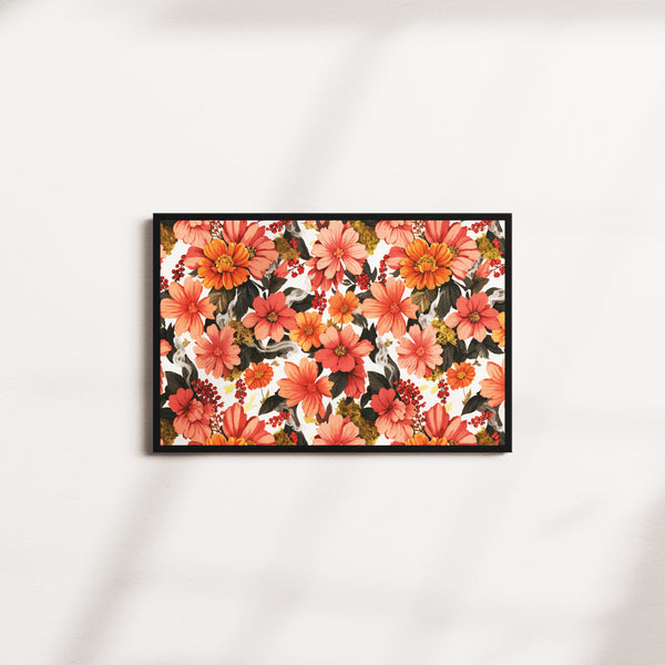 vivid bloom — black frame