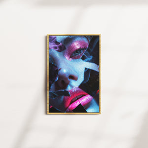 vivid masque — oak frame