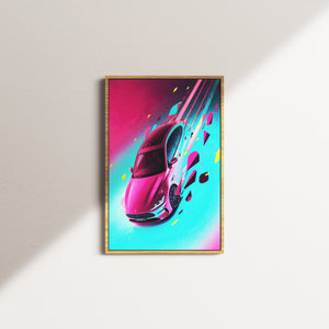 vivid velocity — oak frame