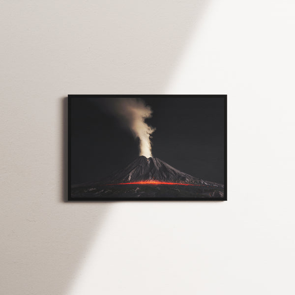 volcanic storm — black frame