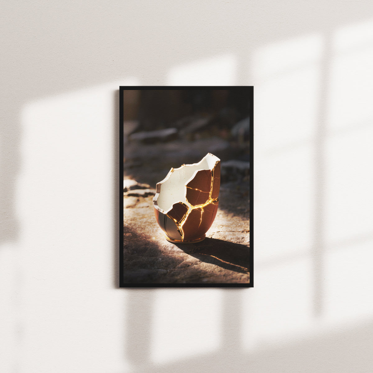walnut beacon — black frame