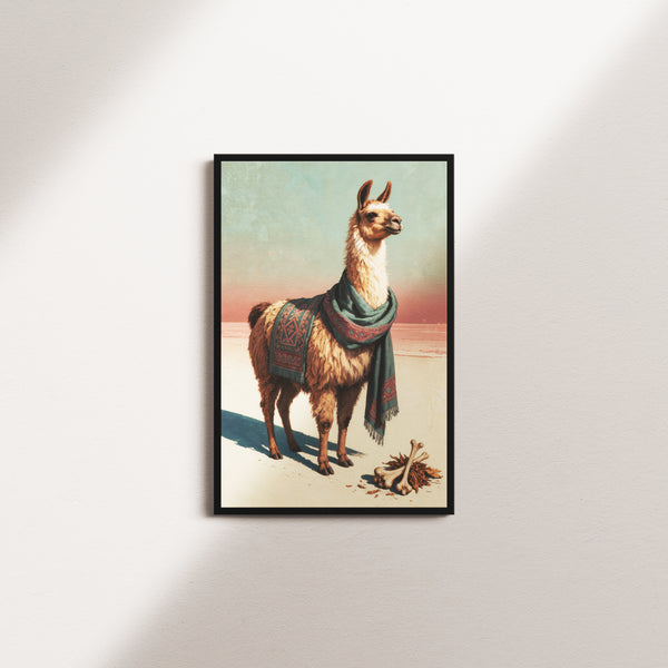 walnut shore — black frame