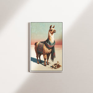 walnut shore — white frame