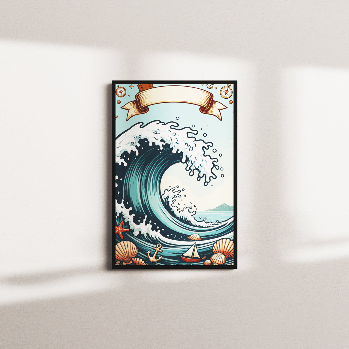 waves of adventure — black frame
